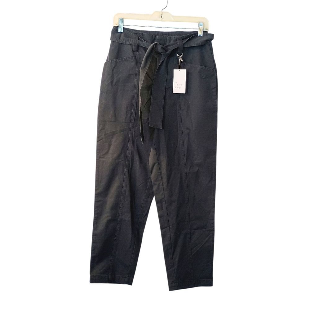 NEW Women's A New Day Navy Blue Tie Front Pants Size 4